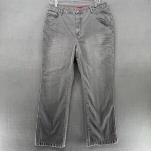 Westport‎ Denim Jeans Women's 14 Gray Bootcut Cotton Spandex Blend